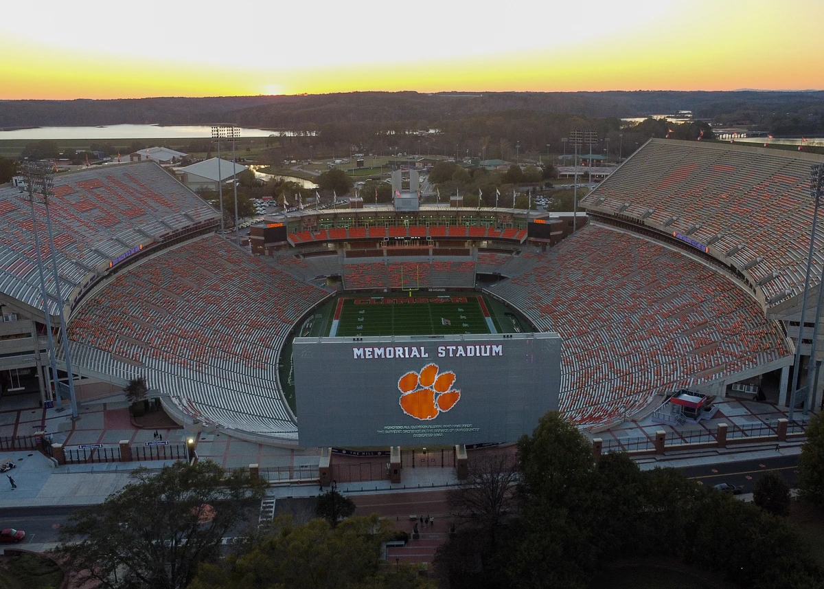empty football stadium