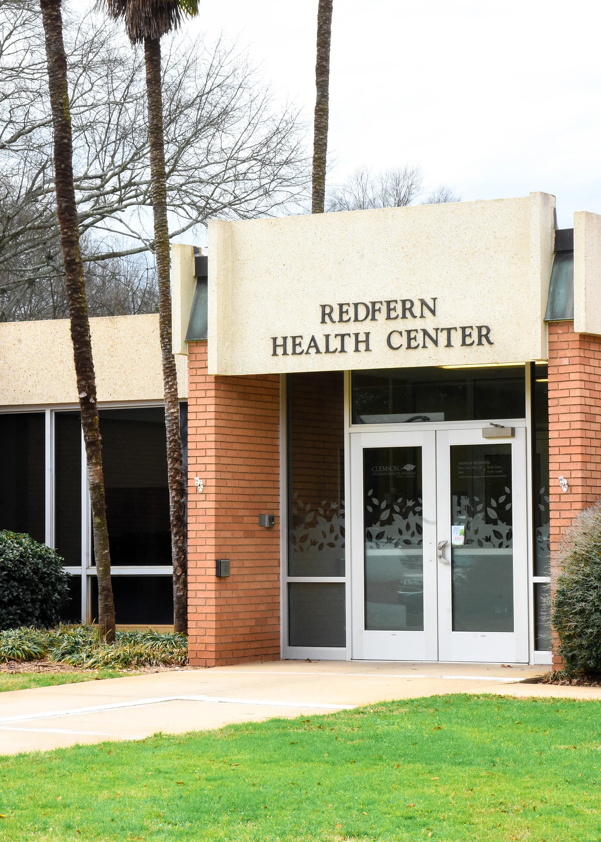 Front entrance of Redfern Health Center